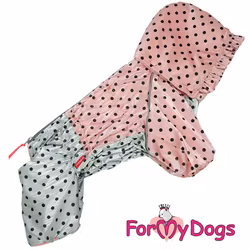 Varm Vinteroverall "Pink Polkadot" Tik "For My Dogs"