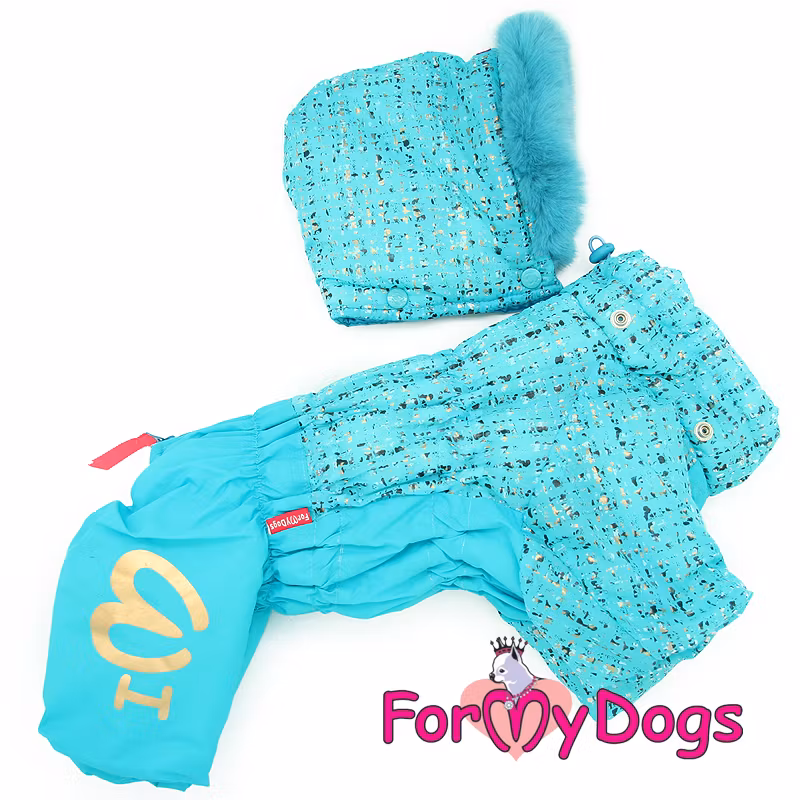 Varm Vinteroverall "Blue Metallica" Tik "For My Dogs"