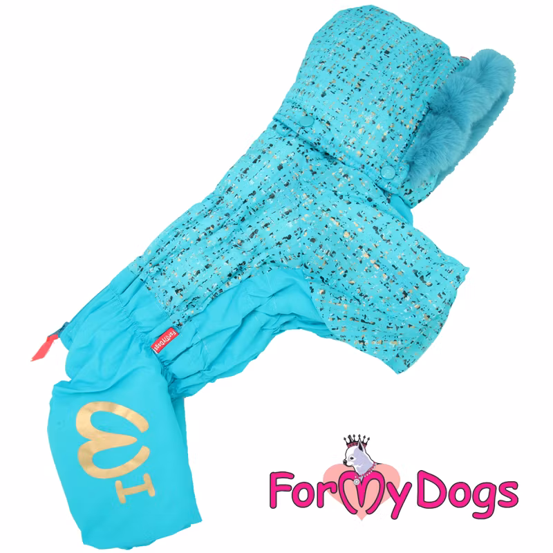 Varm Vinteroverall "Blue Metallica" Tik "For My Dogs"