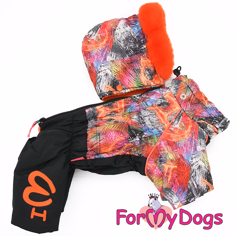 Varm Vinteroverall "Neon Lights" Tik "For My Dogs"