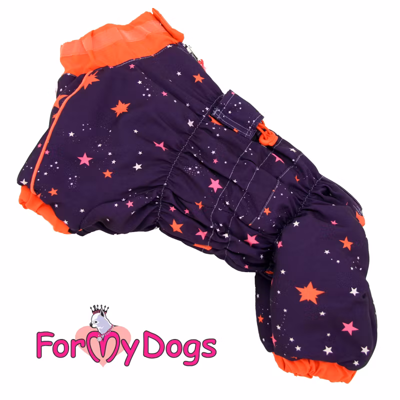 Varm Vinteroverall "Stjärna" Tik "For My Dogs"