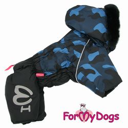 Varm Vinteroverall "Indigo Khaki" Hane "For My Dogs"