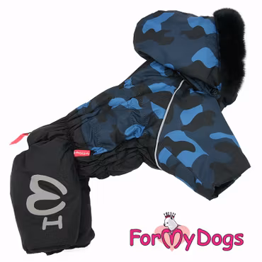 Varm Vinteroverall "Indigo Khaki" Hane "For My Dogs"