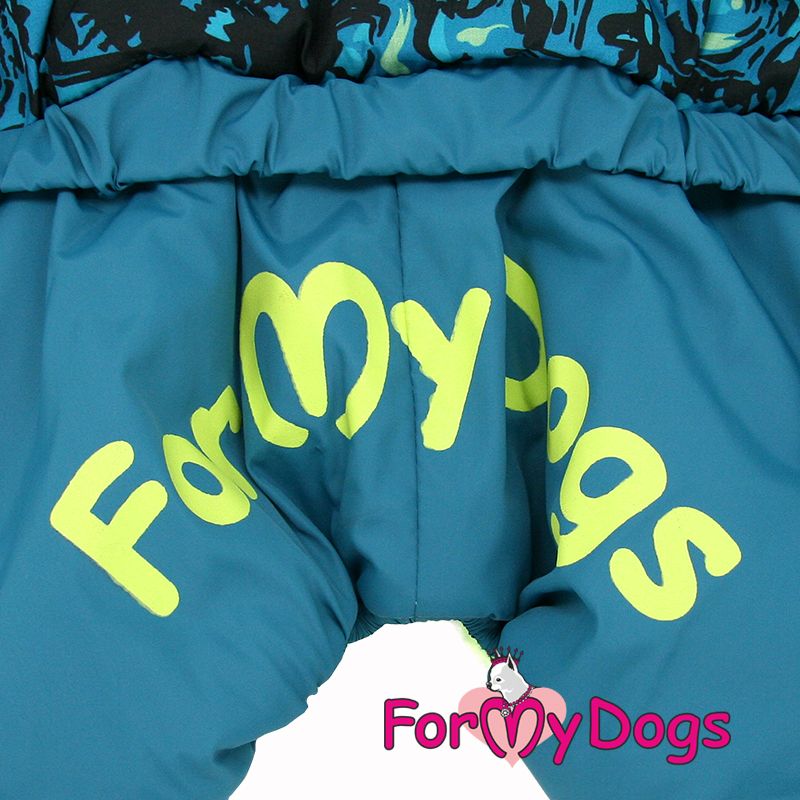 Varm Vinteroverall "Aqua" Hane "For My Dogs"
