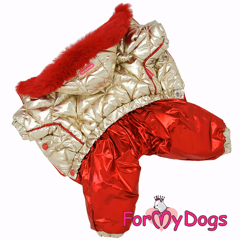 Varm Vinteroverall "Red Metallica" Tik "For My Dogs"