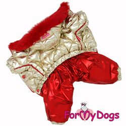 Varm Vinteroverall "Red Metallica" Tik "For My Dogs"