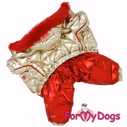 Varm Vinteroverall "Red Metallica" Tik "For My Dogs"