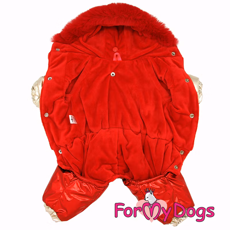 Varm Vinteroverall "Red Metallica" Tik "For My Dogs"