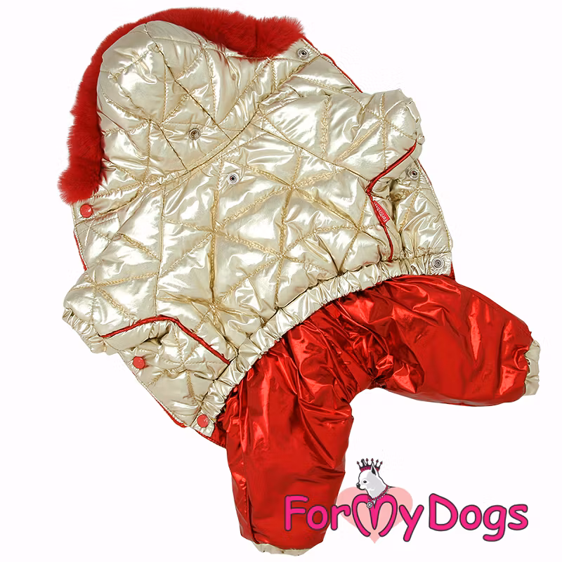 Varm Vinteroverall "Red Metallica" Tik "For My Dogs"