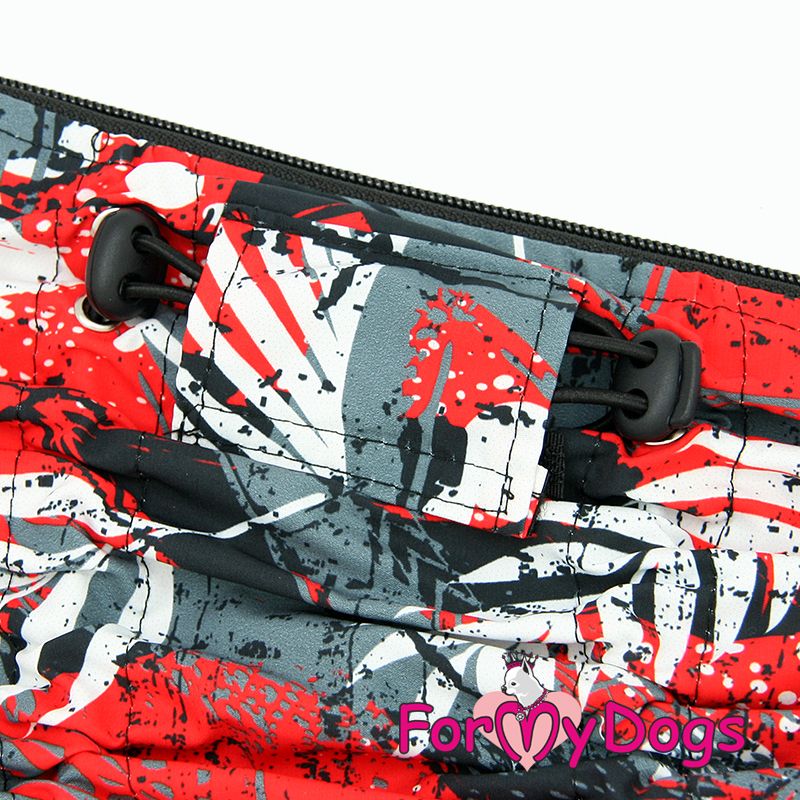 Vinteroverall "Black N Red" Tik "For My Dogs"