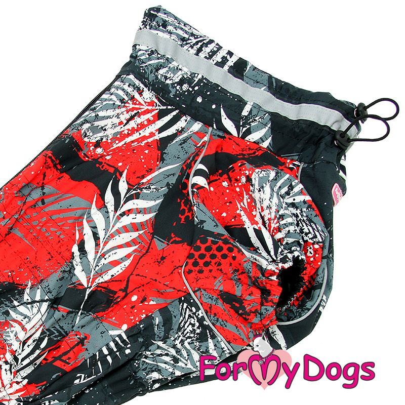 Vinteroverall "Black N Red" Tik "For My Dogs"