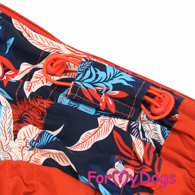 Varm Vinteroverall "Bright Red" Tik "For My Dogs"