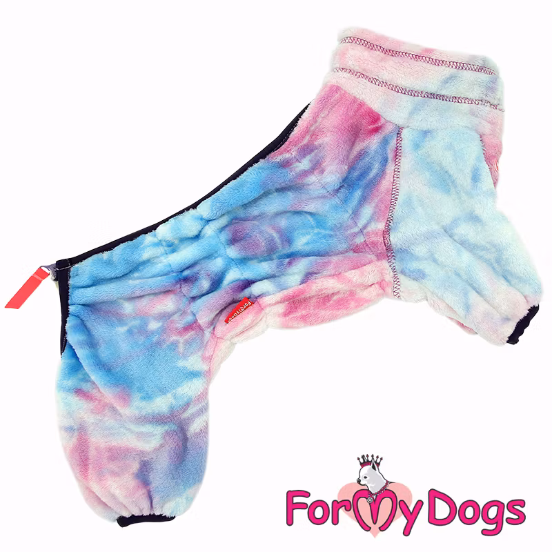 Varm Plysh/Fleece Overall "Unicorn Merle" Tik "For My Dogs"