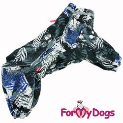 Varm Vinteroverall "Black N Blue" Hane " For My Dogs"