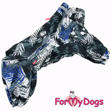 Varm Vinteroverall "Black N Blue" Hane " For My Dogs"