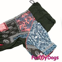 Regnoverall "Patchwork" Tik "For My Dogs"