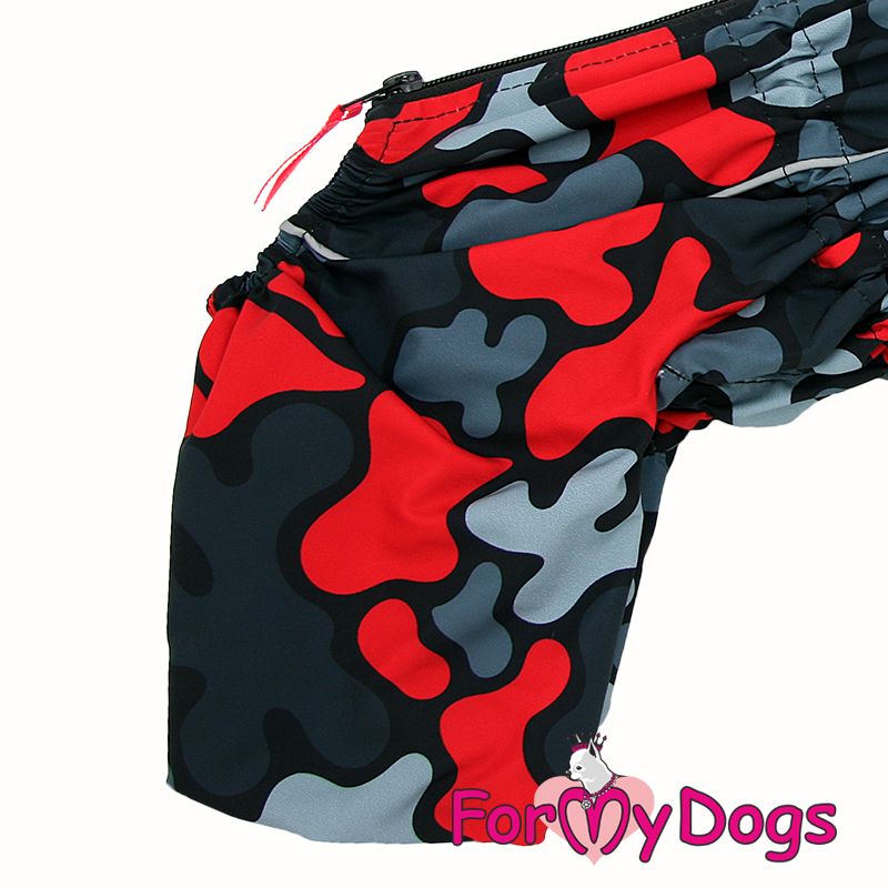 Regnoverall "Red Camo" Hane "For My Dogs"