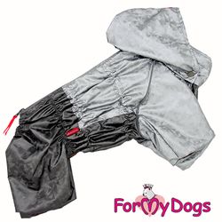 Regnoverall "Silver Metallic" Hane "For My Dogs"