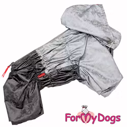 Regnoverall "Silver Metallic" Hane "For My Dogs"
