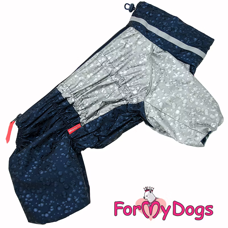 Regnoverall "Raindrops" Hane "For My Dogs"