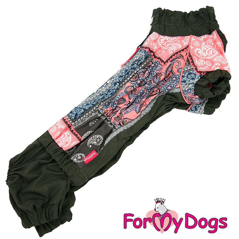 Regnoverall "Patchwork" Tik "For My Dogs"