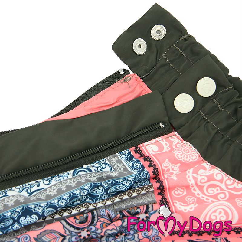 Regnoverall "Patchwork" Tik "For My Dogs"