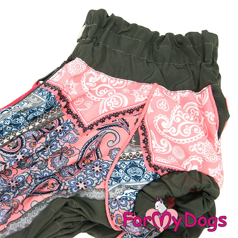 Regnoverall "Patchwork" Tik "For My Dogs"