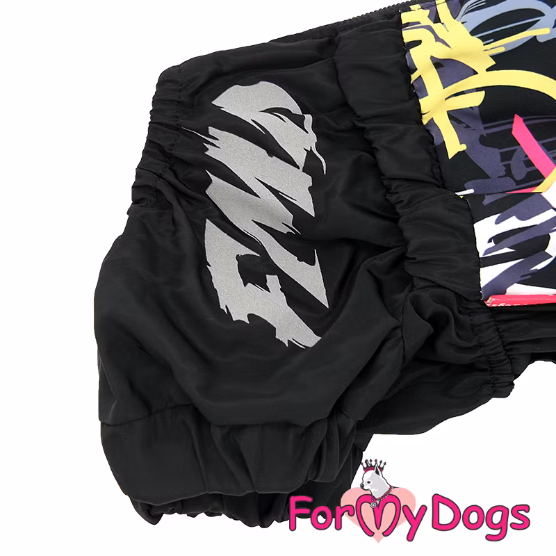 Regnoverall "Dark Graffiti" Hane "For My Dogs"