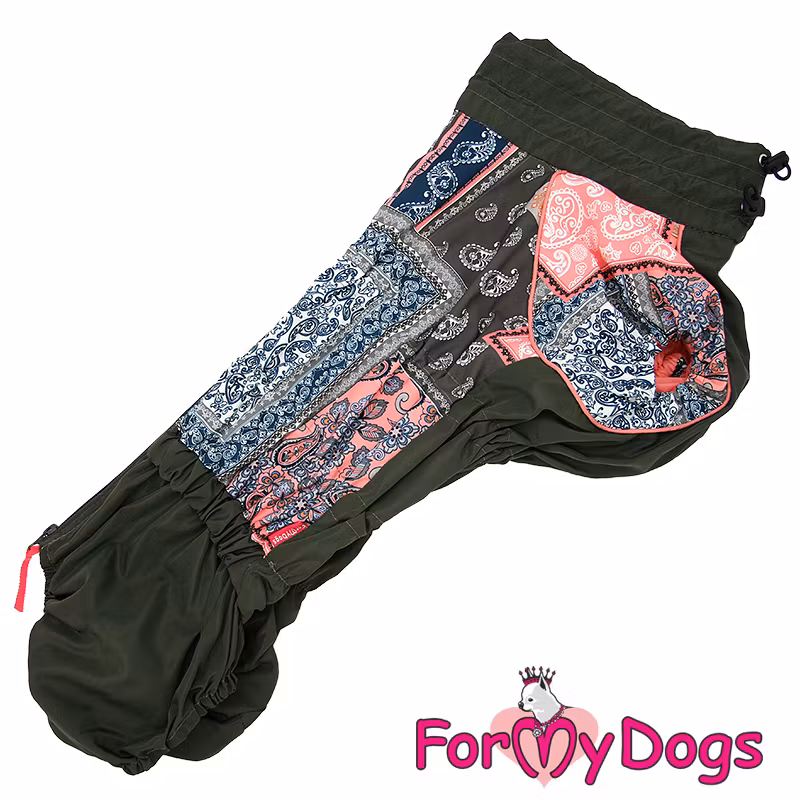 Regnoverall "Patchwork" Tik "For My Dogs"