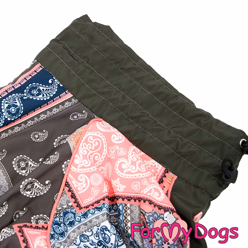 Regnoverall "Patchwork" Tik "For My Dogs"