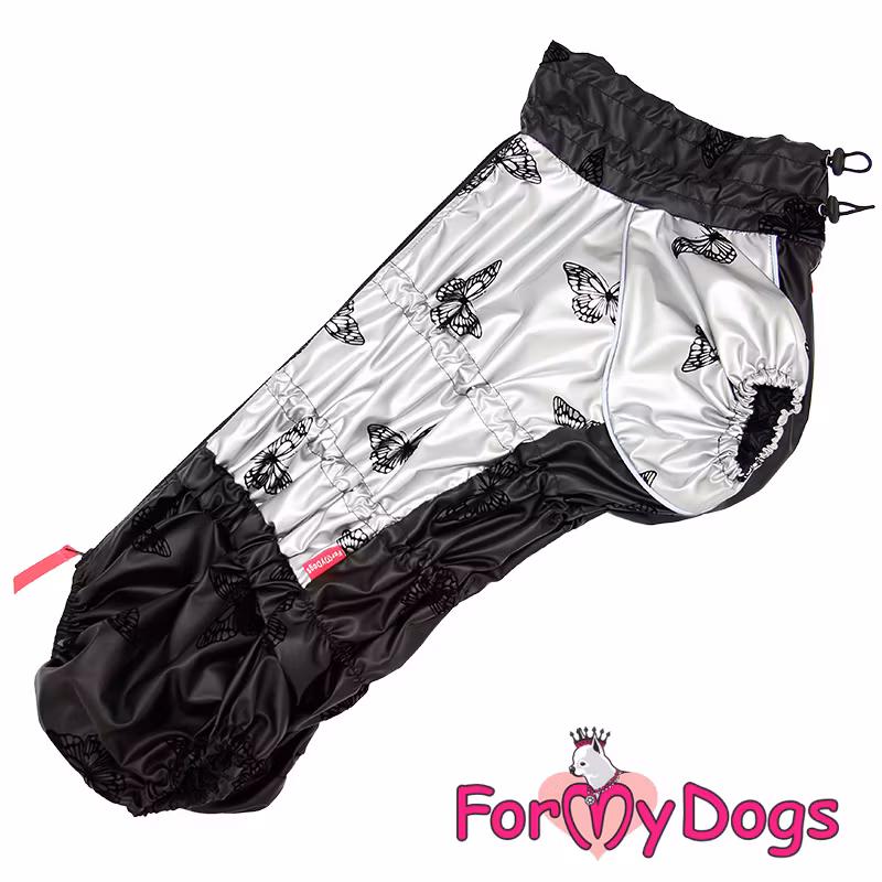 Regnoverall "Silver Butterfly" Tik "For My Dogs"