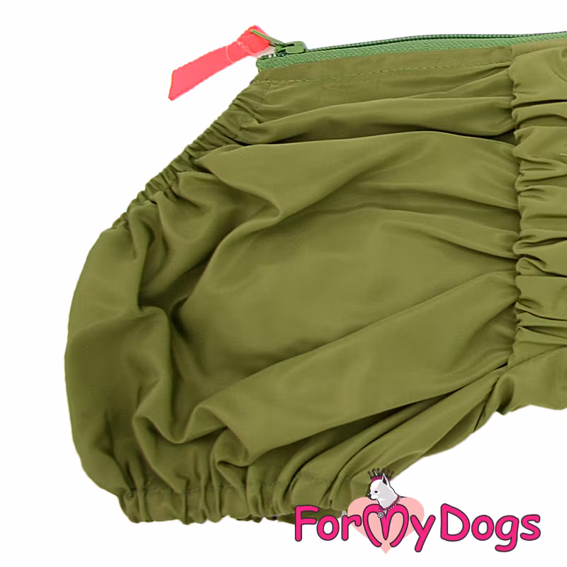 Regnoverall "Green Patchwork" Tik "For My Dogs"