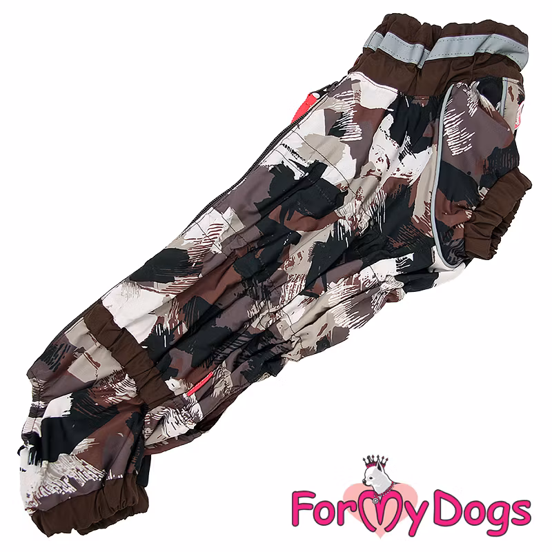 Regnoverall "Brown Camo" Hane "For My Dogs"