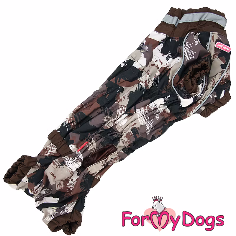 Regnoverall "Brown Camo" Hane "For My Dogs"