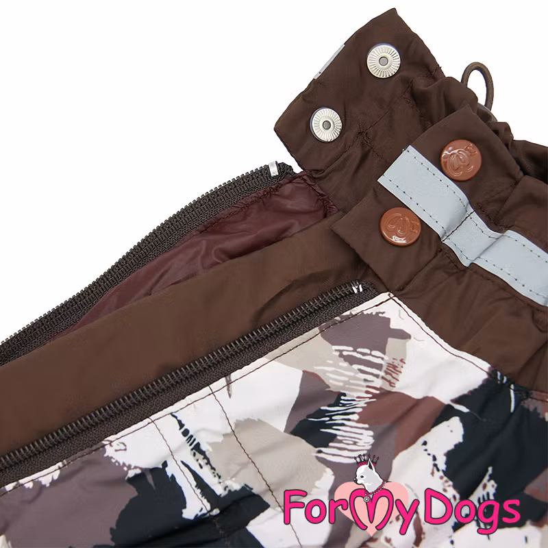 Regnoverall "Brown Camo" Hane "For My Dogs"