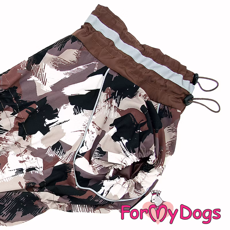 Regnoverall "Brown Camo" Hane "For My Dogs"
