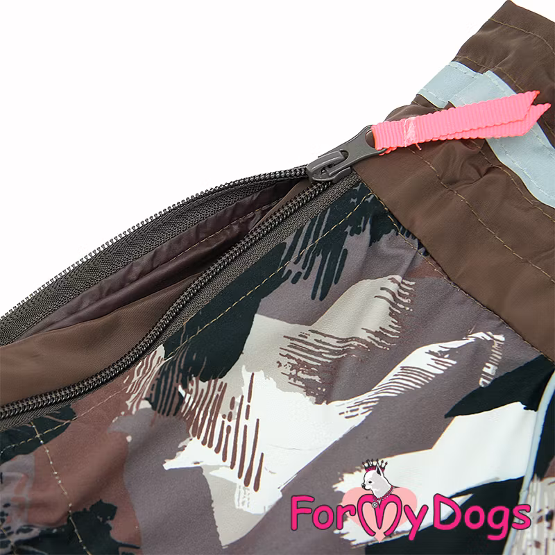 Regnoverall "Brown Camo" Hane "For My Dogs"