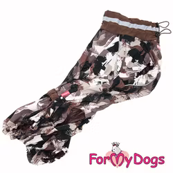 Regnoverall "Brown Camo" Hane "For My Dogs"
