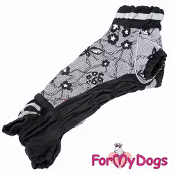 Regnoverall "Black Lace" Tik "For My Dogs"