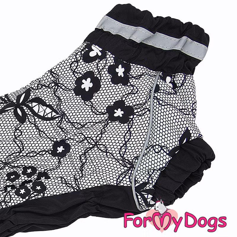 Regnoverall "Black Lace" Tik "For My Dogs"