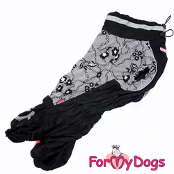 Regnoverall "Black Lace" Tik "For My Dogs"