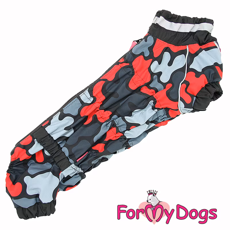 Regnoverall "Red Camo" Hane "For My Dogs"