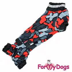 Regnoverall "Red Camo" Hane "For My Dogs"