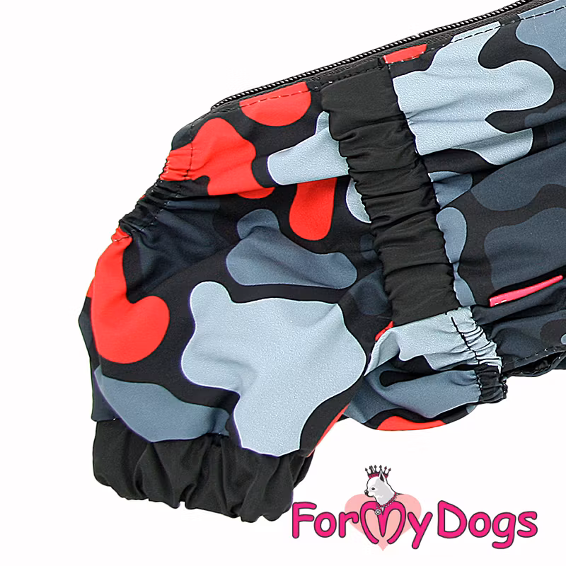 Regnoverall "Red Camo" Hane "For My Dogs"