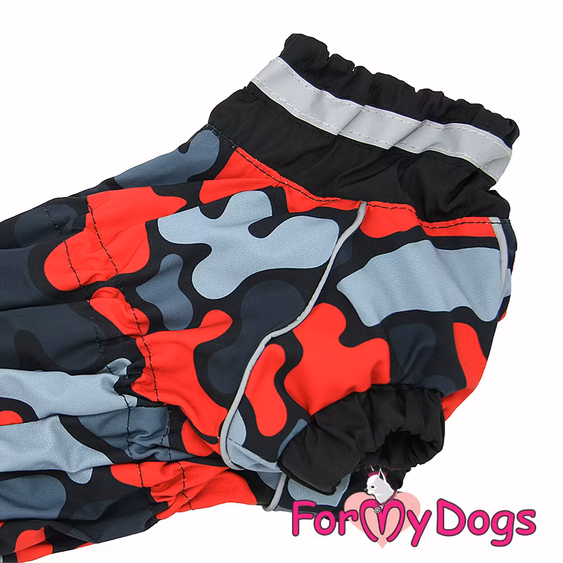 Regnoverall "Red Camo" Hane "For My Dogs"