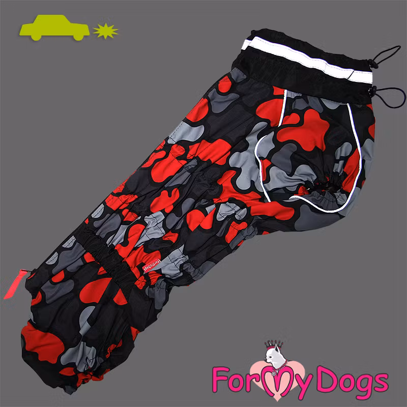 Regnoverall "Red Camo" Hane "For My Dogs"