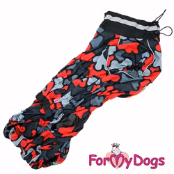 Regnoverall "Red Camo" Hane "For My Dogs"