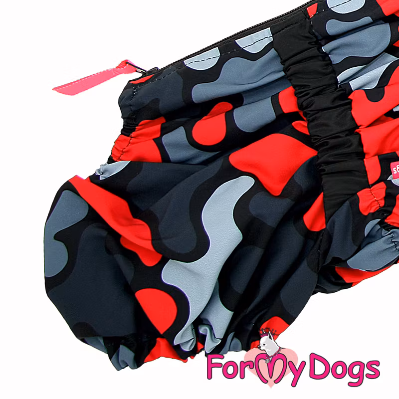 Regnoverall "Red Camo" Hane "For My Dogs"