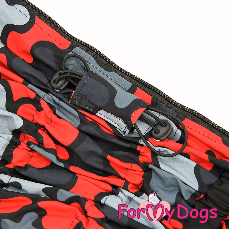 Regnoverall "Red Camo" Hane "For My Dogs"