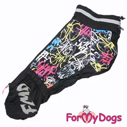 Regnoverall "Dark Graffiti" Hane "For My Dogs"